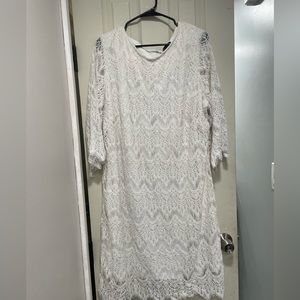 White Ronni Nicole dress